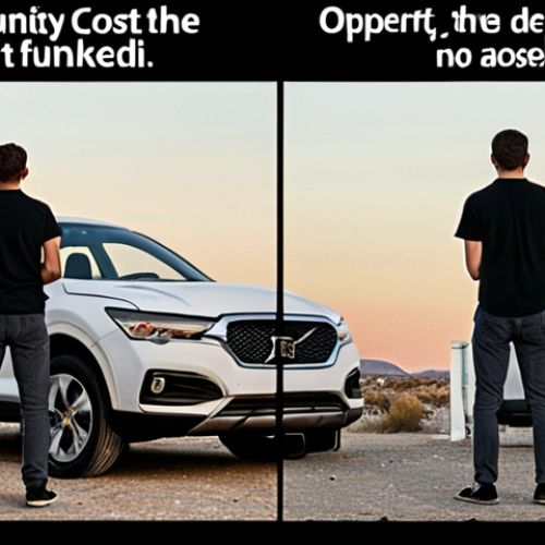 Home 15 **
A split-screen. On one side, a person is happily attending a concert. On the other side, the same person looks regretful, standing near a broken-down car. Text overlay: "Opportunity Cost: Choosing the concert meant potential car repairs went unfunded."
**