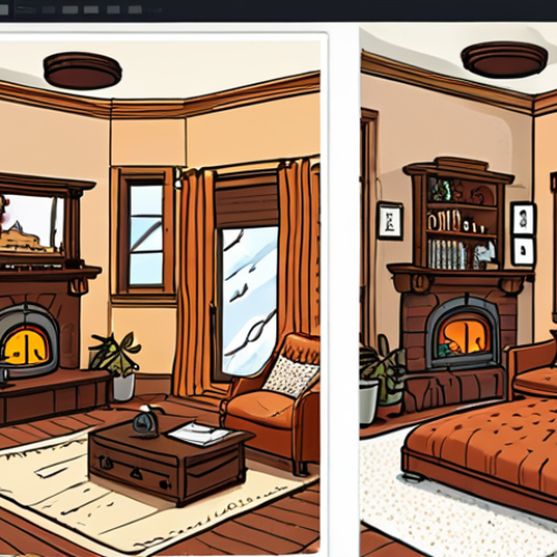 Home 7 **Prompt:** A cozy, personalized blog design featuring hand-drawn illustrations and warm color palettes, evoking a feeling of a welcoming, well-decorated hideaway.