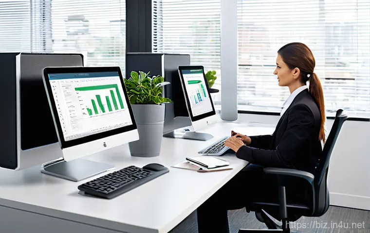 운영 비용 절감 - **Smart Inventory Management and Cost Savings:**
    A vibrant, futuristic warehouse interior. Autom...