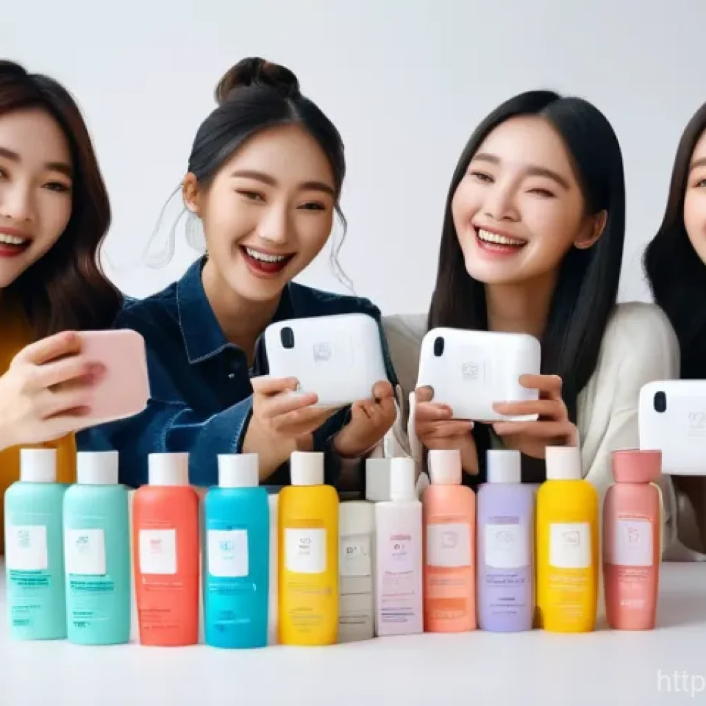 온라인 마케팅 트렌드 - A diverse group of happy young women from various backgrounds (Asian, Caucasian, African, Hispanic) ...