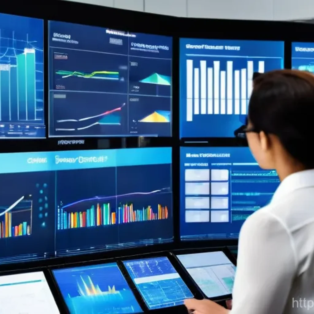 생산 계획 및 통제 - **"A diverse team of professionals, wearing business casual attire, huddling around a large interact...