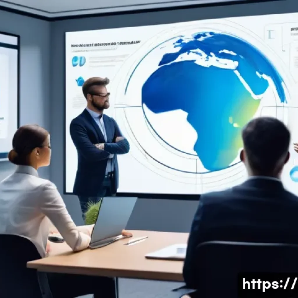 경영학의 정의 - **Image Prompt 1: The Dynamic Core of Modern Management**
A vibrant and interconnected visual re...