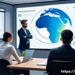 경영학의 정의 - **Image Prompt 1: The Dynamic Core of Modern Management**
A vibrant and interconnected visual re...